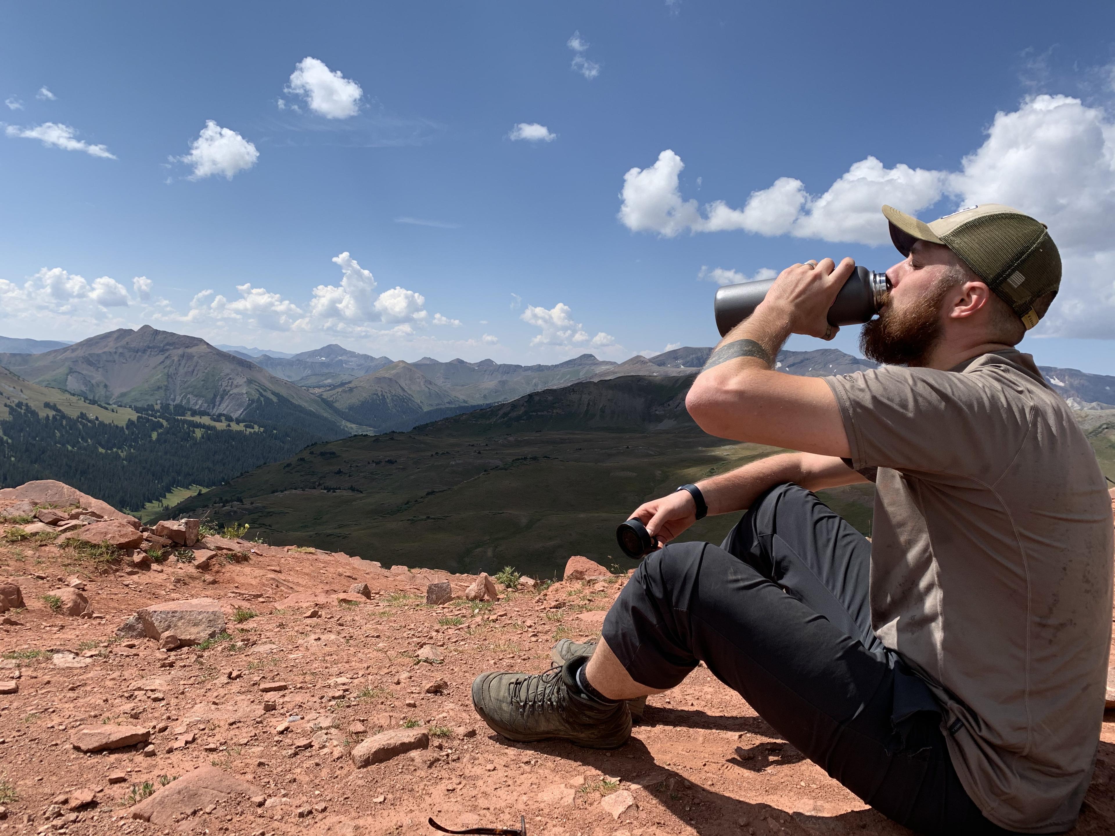 Alex Richards in the mountains